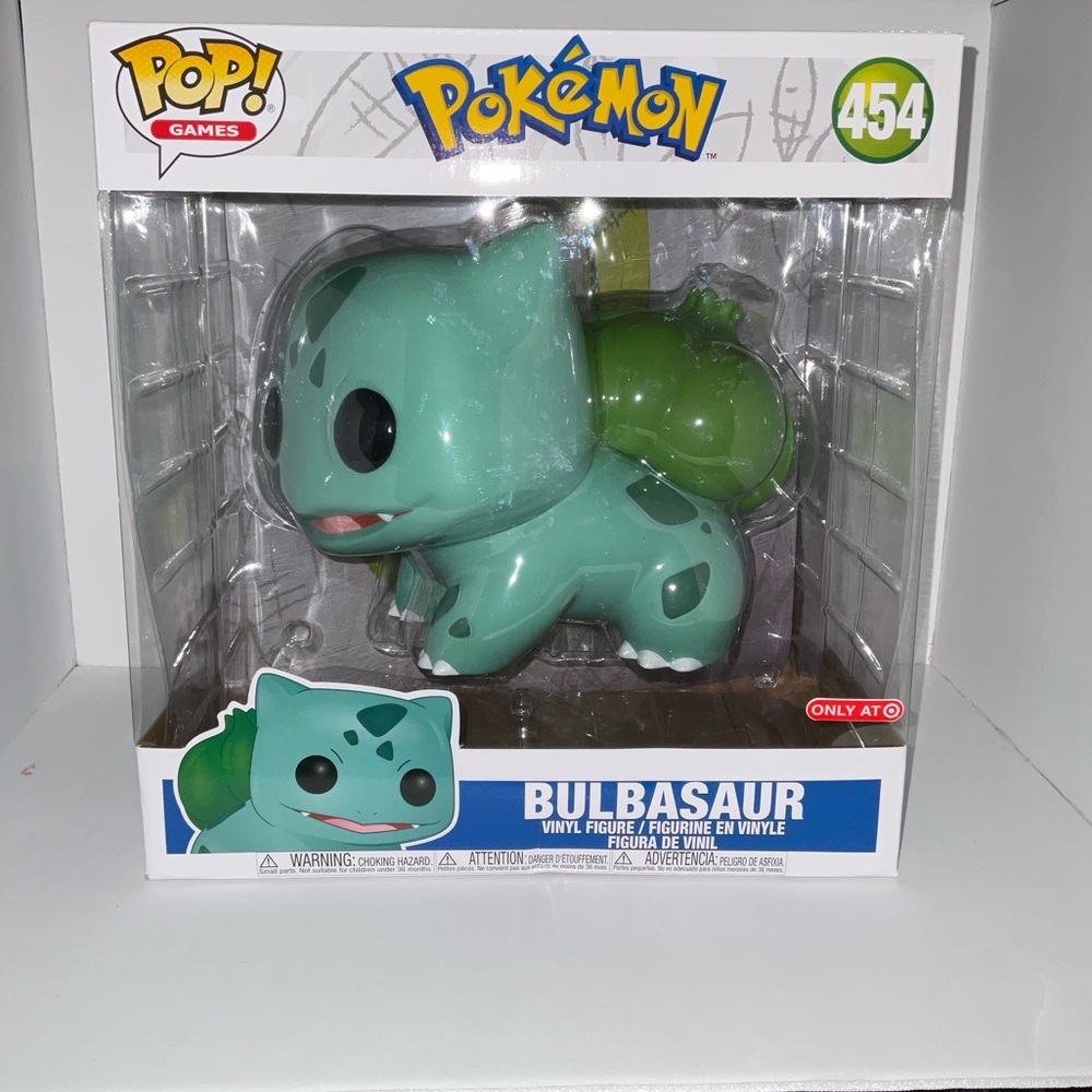 FUNKO POKÉMON BULBASAUR 10 IN JUMBO POP VAULTED NIB PRICE FIRM